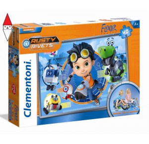 CLEMENTONI, , , PUZZLE CLEMENTONI PUZZLE 40 FLOOR RUSTY RIVETS