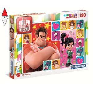 CLEMENTONI, , , PUZZLE CLEMENTONI PUZZLE 180 RALPH BREAKS THE INTERNET