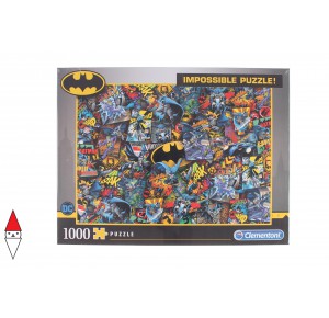 CLEMENTONI, , , PUZZLE GRAFICA CLEMENTONI FUMETTI BATMAN IMPOSSIBLE PUZZLE 1000 PZ