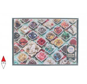 COBBLE HILL, , , PUZZLE OGGETTI COBBLE HILL OGGETTI COMUNI GRANDMA S BUTTONS 1000 PZ