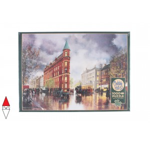 COBBLE HILL, , , PUZZLE PAESAGGI COBBLE HILL CITTA FLAT IRON NEW YORK 1000 PZ