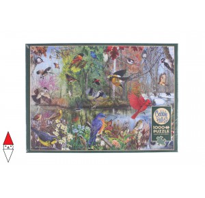 COBBLE HILL, , , PUZZLE ANIMALI COBBLE HILL UCCELLI BIRDS OF THE SEASON 1000 PZ