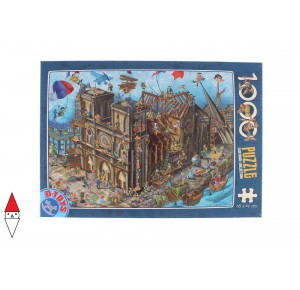 DTOYS, , , PUZZLE GRAFICA DTOYS FUMETTI CARTOON COLLECTION NOTRE DAME 1000 PZ