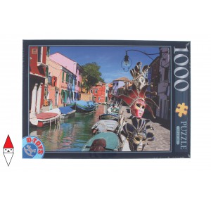 DTOYS, , , PUZZLE PAESAGGI DTOYS BURANO 1000 PZ