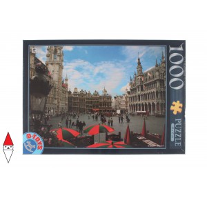 DTOYS, , , PUZZLE PAESAGGI DTOYS CITTA BRUSSELS BELGIO 1000 PZ