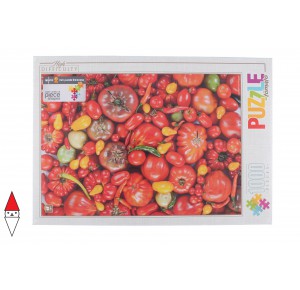 DTOYS, , , PUZZLE OGGETTI DTOYS ALIMENTI HIGH DIFFICULTY FOOD TOMATOS 1000 PZ