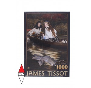 DTOYS, , , PUZZLE ARTE DTOYS PITTURA 1800 JAMES TISSOT ON THE THAMES A HERON 1000 PZ