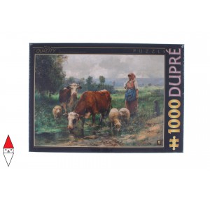 DTOYS, , , PUZZLE ARTE DTOYS PITTURA 1800 JULIEN DUPRE THE HARVESTING OF THE HAY 1000 PZ