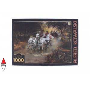 DTOYS, , , PUZZLE ARTE DTOYS PITTURA 1800 ALFRED WIERUSZ-KOWALSKI COUNTRY WEDDING 1000 PZ