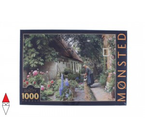 DTOYS, , , PUZZLE ARTE DTOYS MONSTED AN OLD WOMAN WATERING THE FLOWERS 1000 PZ