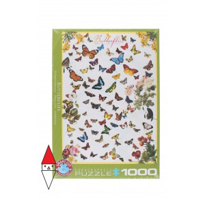 EUROGRAPHICS, , , PUZZLE ANIMALI EUROGRAPHICS FARFALLE BUTTERFLIES 1000 PZ