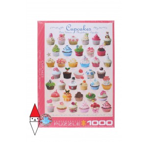 EUROGRAPHICS, , , PUZZLE OGGETTI EUROGRAPHICS ALIMENTI CUPCAKES 1000 PZ