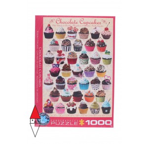 EUROGRAPHICS, , , PUZZLE OGGETTI EUROGRAPHICS ALIMENTI CHOCOLATE CUPCAKES 1000 PZ