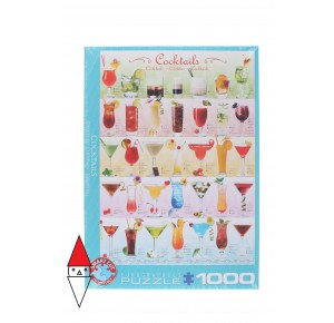 EUROGRAPHICS, , , PUZZLE OGGETTI EUROGRAPHICS ALIMENTI COCKTAILS 1000 PZ