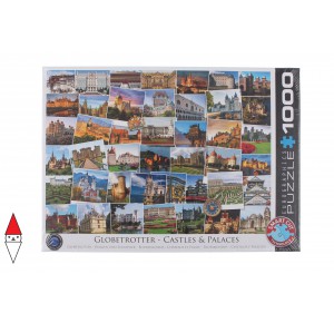 EUROGRAPHICS, , , PUZZLE PAESAGGI EUROGRAPHICS COLLAGE GLOBETROTTER CASTLES AND PALACES 1000 PZ