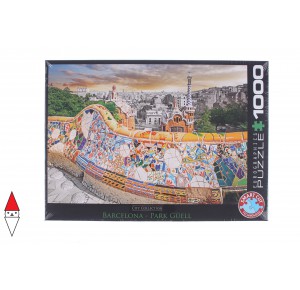 EUROGRAPHICS, , , PUZZLE PAESAGGI EUROGRAPHICS CITTA BARCELONA PARK GUELL 1000 PZ