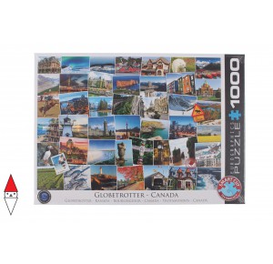 EUROGRAPHICS, , , PUZZLE PAESAGGI EUROGRAPHICS COLLAGE GLOBETROTTER CANADA 1000 PZ