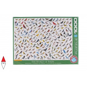 EUROGRAPHICS, , , PUZZLE ANIMALI EUROGRAPHICS UCCELLI THE WORLD OF BIRDS 1000 PZ