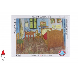 EUROGRAPHICS, , , PUZZLE ARTE EUROGRAPHICS VAN GOGH BEDROOM IN ARLES BY VAN GOG 1000 PZ