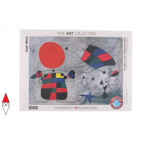 EUROGRAPHICS, , , PUZZLE ARTE EUROGRAPHICS THE SMILE OF THE FLAMBOYANT WINGS MIRO 1000 PZ