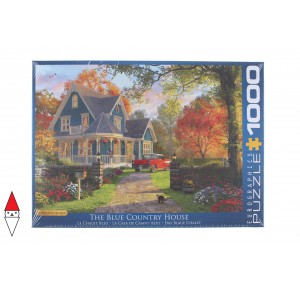 EUROGRAPHICS, , , PUZZLE PAESAGGI EUROGRAPHICS COTTAGES E CHALETS THE BLUE COUNTRY HOUSE 1000 PZ