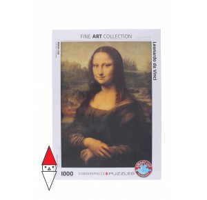 EUROGRAPHICS, , , PUZZLE ARTE EUROGRAPHICS RINASCIMENTO MONA LISA BY LEOANARDO 1000 PZ