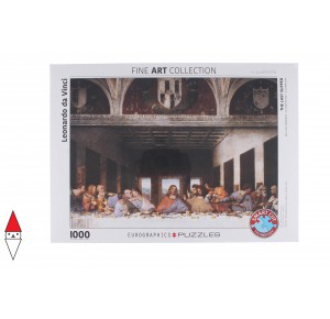 EUROGRAPHICS, , , PUZZLE ARTE EUROGRAPHICS RINASCIMENTO LEONARDO THE LAST SUPPER 1000 PZ