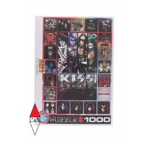 EUROGRAPHICS, , , PUZZLE TEMATICO EUROGRAPHICS MUSICA KISS THE ALBUMS 1000 PZ