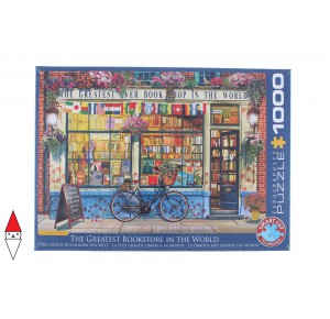 EUROGRAPHICS, , , PUZZLE TEMATICO EUROGRAPHICS NEGOZI THE GREATEST BOOKSTORE IN THE WORLD 1000 PZ