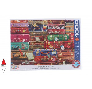 EUROGRAPHICS, , , PUZZLE OGGETTI EUROGRAPHICS OGGETTI COMUNI TRAVEL SUITCASES 1000 PZ