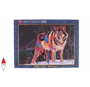 HEYE, , , PUZZLE GRAFICA HEYE LUPI NIGHT WOLF NEWS 1000 PZ 29939