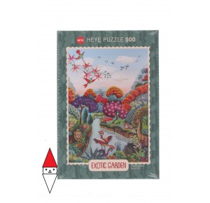 HEYE, , , PUZZLE GRAFICA HEYE FIORI E GIARDINI PLANT PARADISE EXOTIC GARDEN 500 PZ