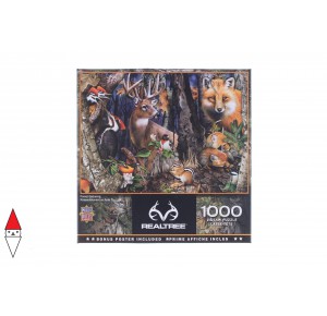 MASTERPIECES, , , PUZZLE ANIMALI MASTERPIECES ANIMALI VARI FOREST GATHERING 1000 PZ