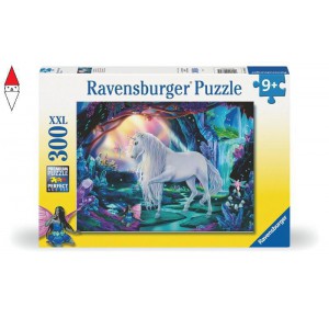 RAVENSBURGER, , , RAVENSBURGER PUZZLE 300 PZ XXL UNICORNO DI CRISTALLO