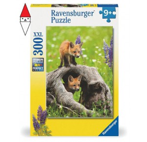 RAVENSBURGER, , , RAVENSBURGER PUZZLE 300 PZ XXL VOLPE CURIOSA
