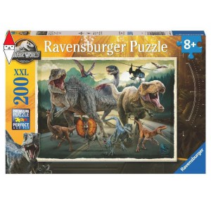 RAVENSBURGER, , , RAVENSBURGER PUZZLE 200 PZ XXL JURASSIC WORLD