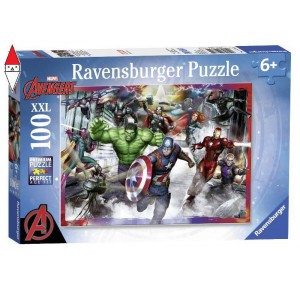 RAVENSBURGER, , , PUZZLE RAVENSBURGER PUZZLE 100 PZ AVENGERS