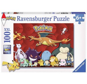 RAVENSBURGER, , , PUZZLE RAVENSBURGER PUZZLE 100 PZ POKEMON