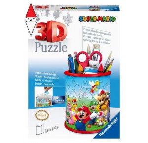 RAVENSBURGER, , , PUZZLE 3D RAVENSBURGER PUZZLE 3D PORTAPENNE SUPER MARIO