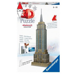 RAVENSBURGER, , , PUZZLE 3D RAVENSBURGER 3D PUZZLE EMPIRE STATE BUILDING