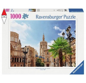 RAVENSBURGER, , , PUZZLE PAESAGGI RAVENSBURGER PLAZA DE LA VIRGEN, VALENCIA 1000 PZ
