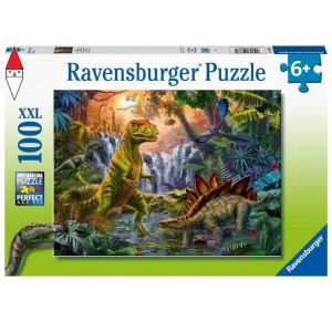 RAVENSBURGER, , , PUZZLE RAVENSBURGER PUZZLE 100 PZ L OASI DEI DINOSAURI