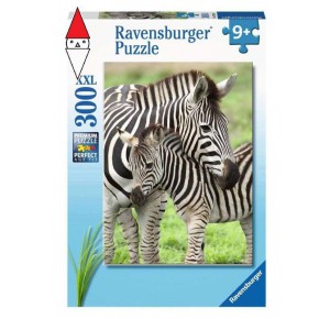 RAVENSBURGER, , , PUZZLE RAVENSBURGER PUZZLE 300 PZ AMORE DI ZEBRA