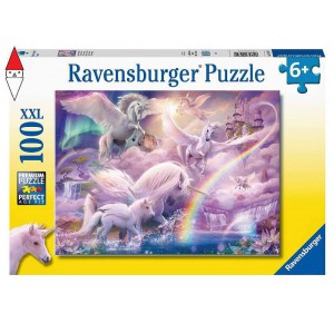 RAVENSBURGER, , , PUZZLE RAVENSBURGER PUZZLE 100 PZ UNICORNO PEGASO