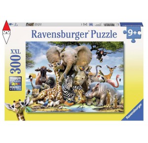 RAVENSBURGER, , , PUZZLE RAVENSBURGER PUZZLE 300 PZ CUCCIOLI D AFRICA