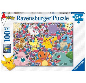 RAVENSBURGER, , , PUZZLE RAVENSBURGER PUZZLE 100 PZ. XXL POKEMON