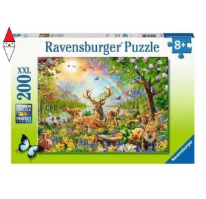 RAVENSBURGER, , , PUZZLE RAVENSBURGER PUZZLE 200 PZ. XXL INCANTEVOLE NATURA SELVAGGIA
