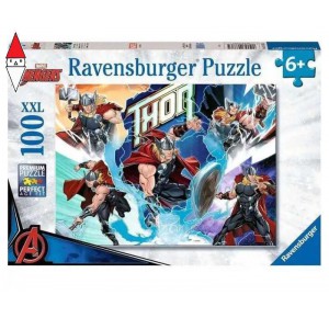 RAVENSBURGER, , , PUZZLE RAVENSBURGER PUZZLE 100 PZ XXL MARVEL THOR