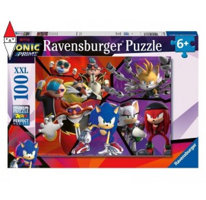 RAVENSBURGER, , , PUZZLE RAVENSBURGER PUZZLE 100 PZ. XXL SONIC