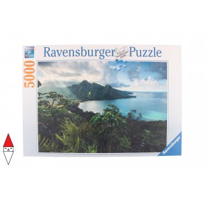 RAVENSBURGER, , , PUZZLE PAESAGGI RAVENSBURGER MARE E OCEANO PAESAGGIO HAWAIANO 5000 PZ